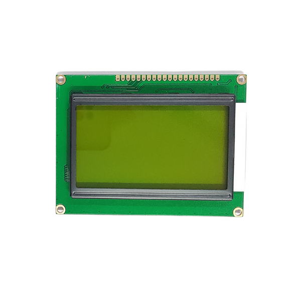 128X64 Graphic LCD Module -Serial Interface | 12864 Green - Robodo