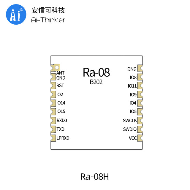 AI-Thinker RA-08H LoRaWAN RF Module - Robodo