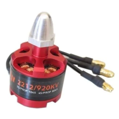 2212 920KV Brushless DC Motor for Drone with Silver Cap (CCW Motor Rotation) - Robodo