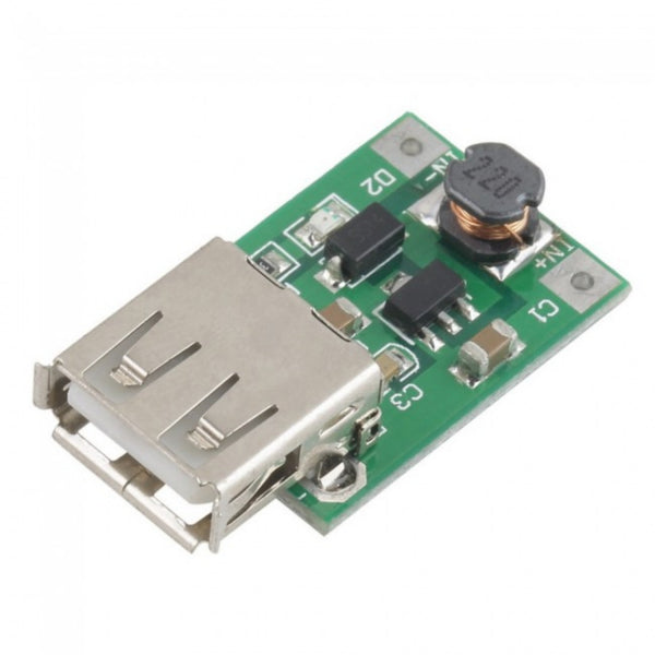 USB DC 1-5V To DC 5V Voltage Step Up Boost Module - Green