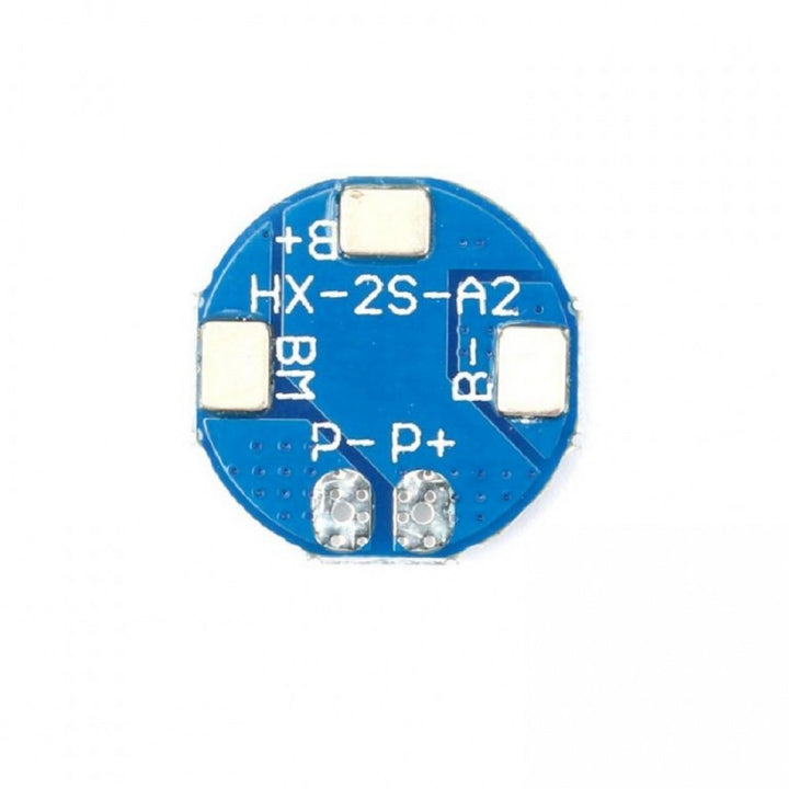 2 Series 8.4V Lithium Battery Protection Plate, Circular 7.4V Overcharge, Over Discharge Protection, 5A Operating Current, 7A Current Battery Management System BMS (1 pcs).