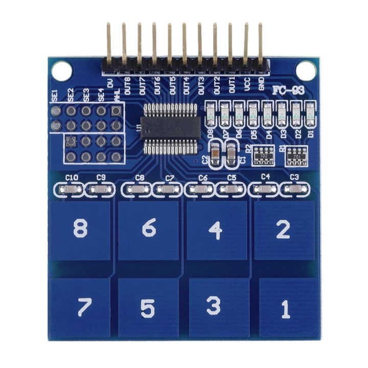 TTP226 8-way touch module Capacitive touch switch digital touch sensor