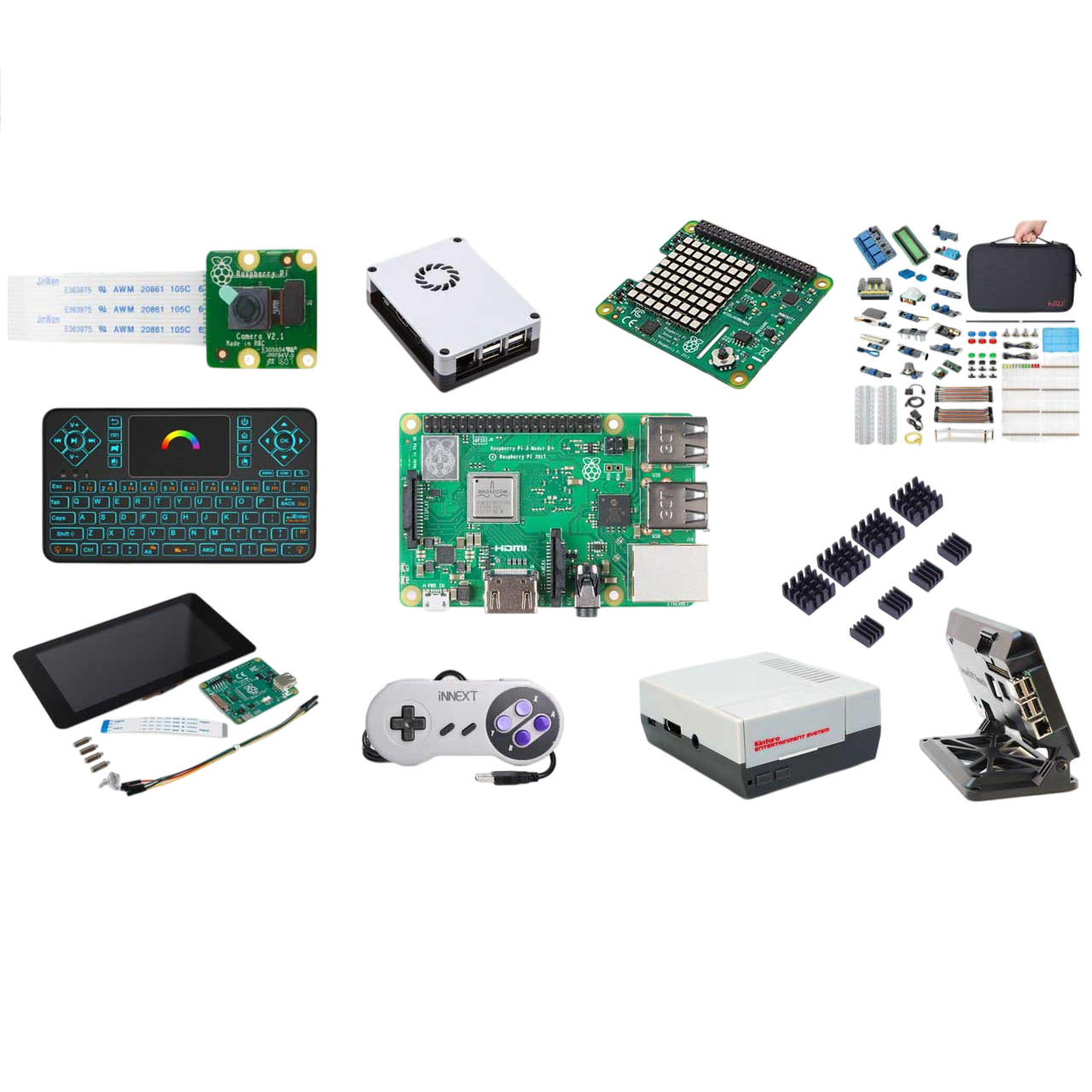 Pink Raspberry Accessories Raspberry Pi Compatible Accessories | Robodo