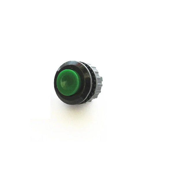 Green DS-501 2PIN 14MM Thread Momentary Self- Reset Push Button Switch Press Off-NC - Robodo