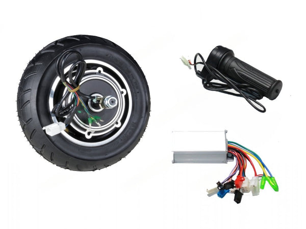10 INCH BLDC HUB MOTOR WITH 24V 350W CONTROLLER AND THROTTLE - Robodo