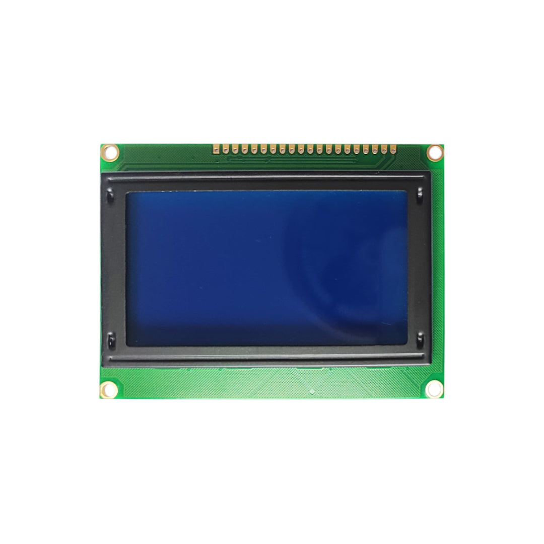 128x64 Blue LCD Display Module - (75x52mm) | Robodo
