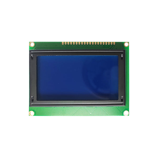 128x64 Blue LCD Display Module - (75x52mm) - Robodo