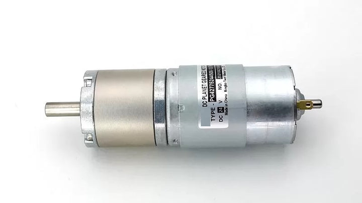 50 RPM 12V 42MM Tauren DC Planetary Gear Motor - High Torque - Robodo