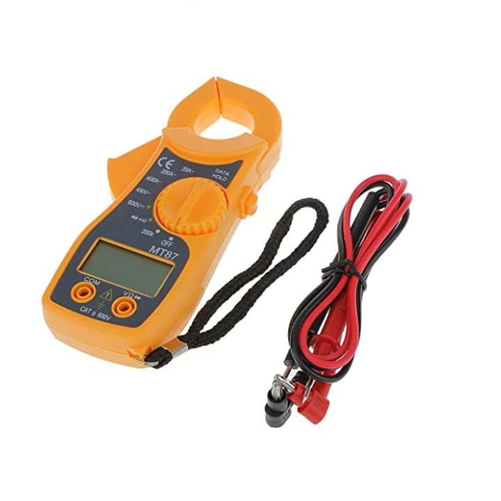 Portable LCD Digital Clamp Ampere AC DC Voltage Multi Meter Current OHM ...
