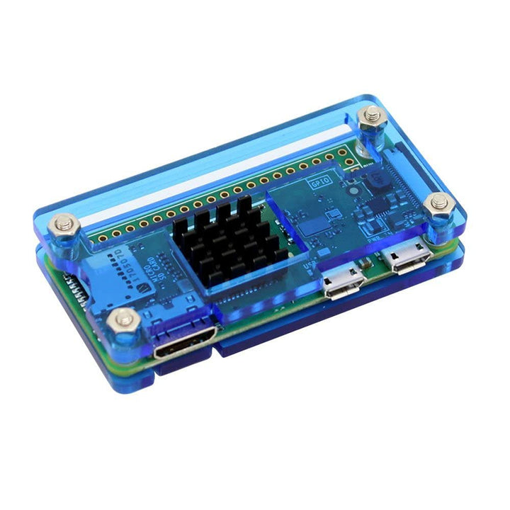 Raspberry Pi Zero Starter Kit for Raspberry Pi Zero W and Pi Zero 1.3 (Acrylic Blue) - Robodo