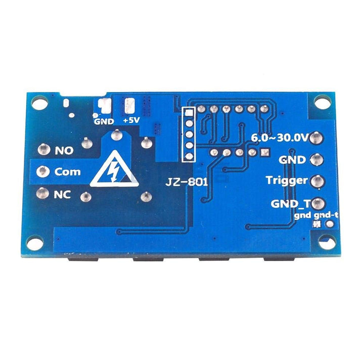 6-30V 1-Channel Power Relay Module with Adjustable Timing Cycle - Robodo