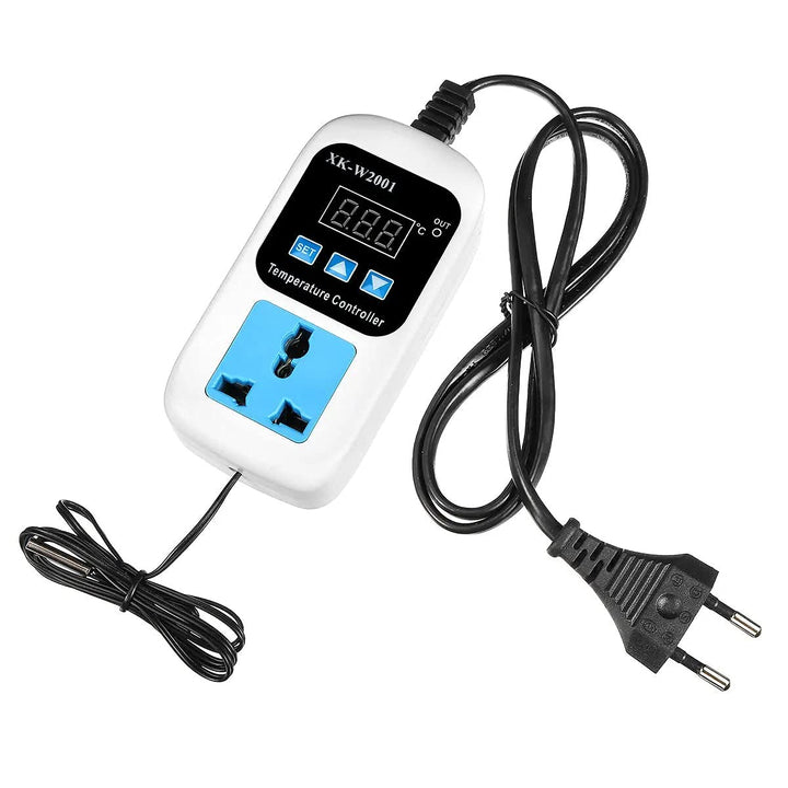 Adjustable Temperature Controller 1 Meter Length Probe 110-220V Digital ...