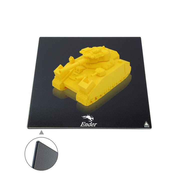 Creality Ender-3 V2 Carborundum Glass Platform 235*235*4mm Tempered Glass Plate Build Surface for Creality 3D Printer - Robodo
