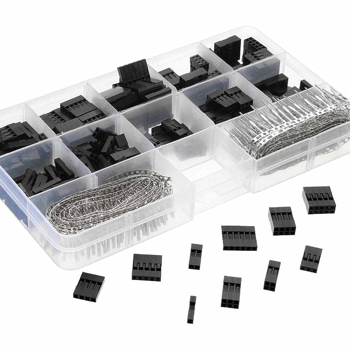 610Pcs Wire Jumper Pin Header Connectors Housing Female Kit For Raspberry Pi - Robodo
