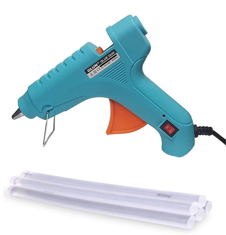 60W 60 WATT HOT MELT Glue Gun with Free 5 Glue Sticks - Robodo