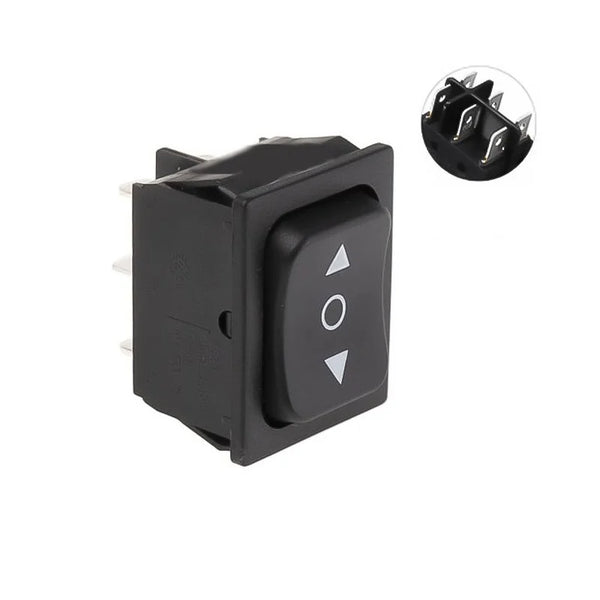 16A 250V AC DPDT ON-OFF-ON Rocker Switch - Robodo