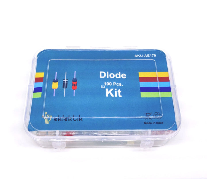 Eklektik 100pcs 8 Value schottky diode Rectifier Diodes kit 1N4148 1N4007 1N5819 1N5399 1N5408 1N5822 FR107 FR207 Fast Switching Diode - Robodo