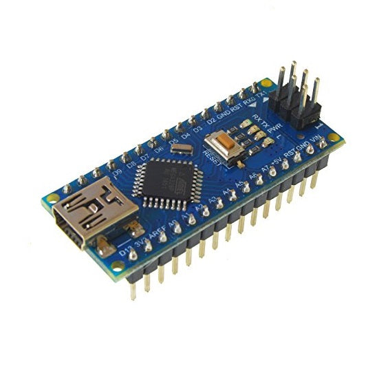 Nano CH340 Chip Board without USB cable compatible with Arduino (Soldered) - Robodo