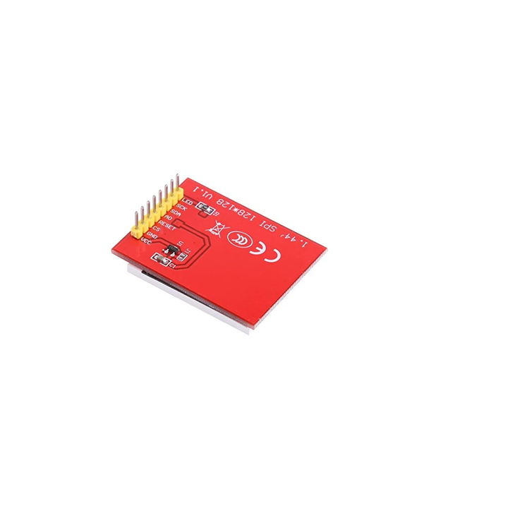 Red Micro Display Module 1.44 red serial LCD display module 128*128 tft color screen PCB adapter ...