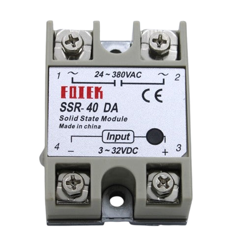 Solid State Relay Module DC To AC SSR-40DA 3-32VDC/24-380VAC 40A