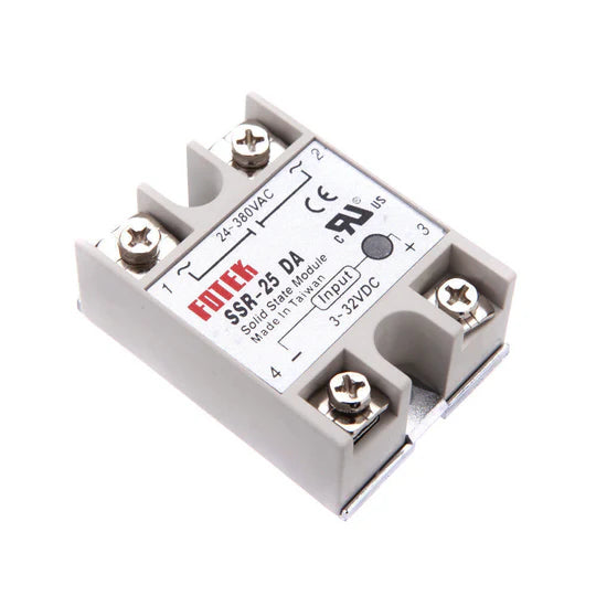 Solid State Relay Module SSR-25DA 25A /250V 3-32V DC Input 24-380VAC Output