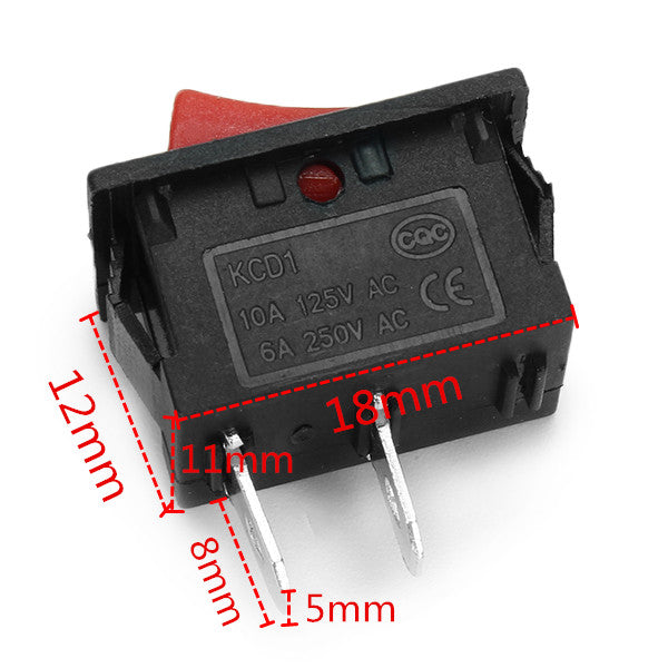 SPST Rocker Switch - Robodo