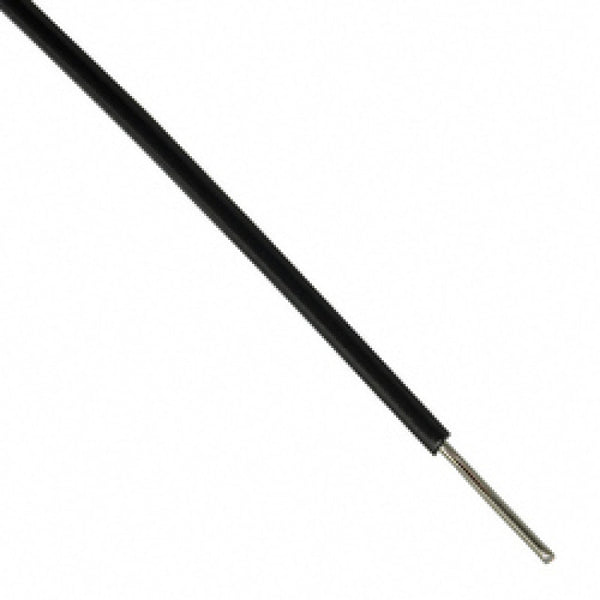 Single Strand Hookup Wire - 22AWG (Gauge) - Black - 5 metre - Robodo