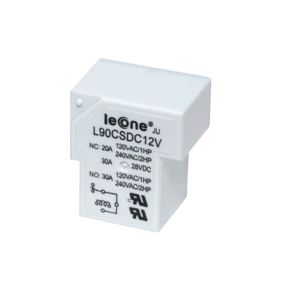 L90CSDC12V Leone Make Relay, 30Amp T-Relay