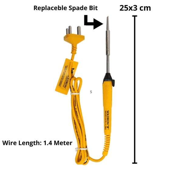 Soldron High-Quality 25 Watts/230Volts Soldering Iron - Robodo