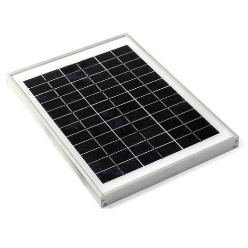 10W 12Volts 36-cell Solar Panel (41 x 30 cm) - Robodo
