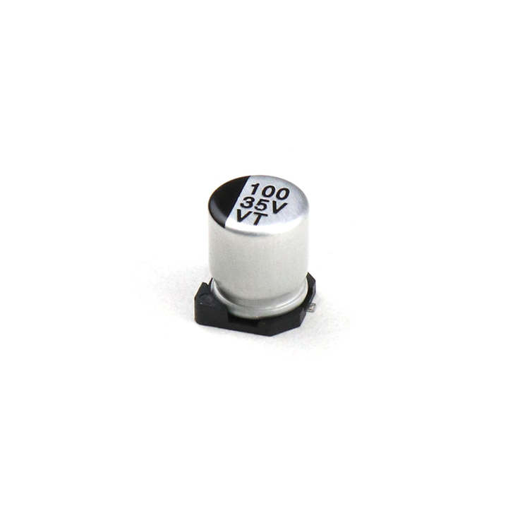 100 uF 35V Surface Mount Electrolytic Capacitor - Robodo