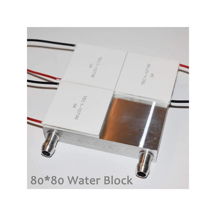 Water Cooling Head Sink Plate 80x80x15mm - Robodo