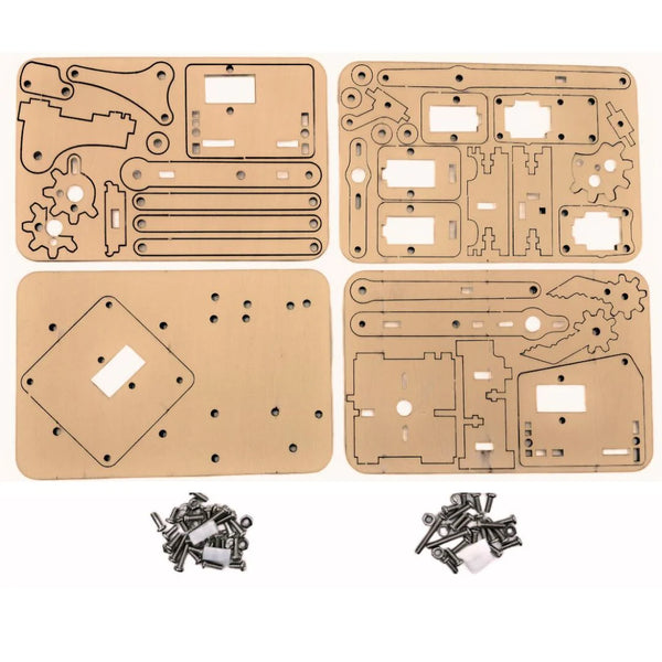 DIY WOODEN Robot Manipulator Mechanical Arm Kit (not-including Servo and Board)