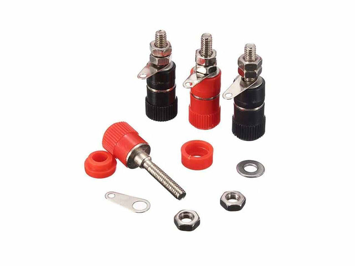 4mm Banana Socket Binding Post Nut Banana Plug Jack Connector - Robodo