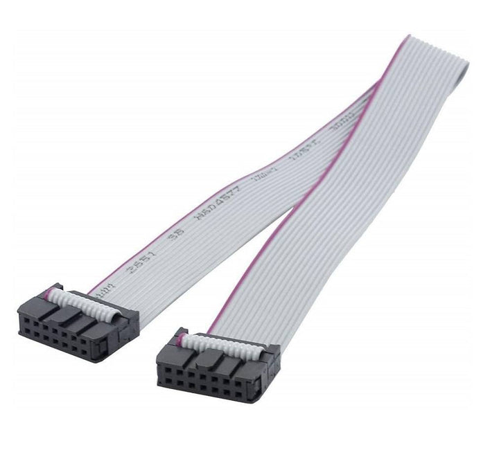 14 Pin (14 Wire) Female to Female Connector Flat Ribbon Cable (FRC) Cable – 30 cm Length - Robodo