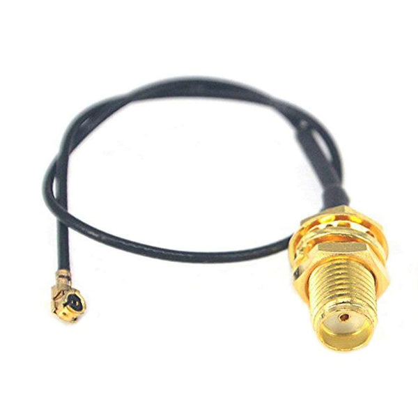 SMA Female to U.FL 300mm /30cm Long ULF to SMA Female Connector Antenna WiFi Pigtail Cable IPX to SMA Extension - Robodo