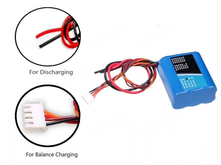 LITHIUM-ION RECHARGEABLE BATTERY PACK 11.1V 5000MAH (2C) WITHOUT BMS - Robodo