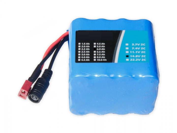 LI-ION 14.8V 6000MAH (2C) WITH INBUILT CHARGER-PROTECTION - Robodo