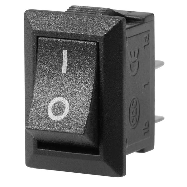 KCD11 AC 250V 3A 2 Pin SPST Snap in Mini Boat Rocker Switch (Pack of 10) - Robodo