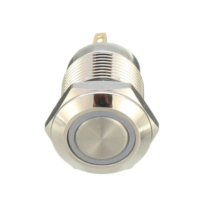 RED 22 mm 220 V LATCHING Metal Switch - Robodo