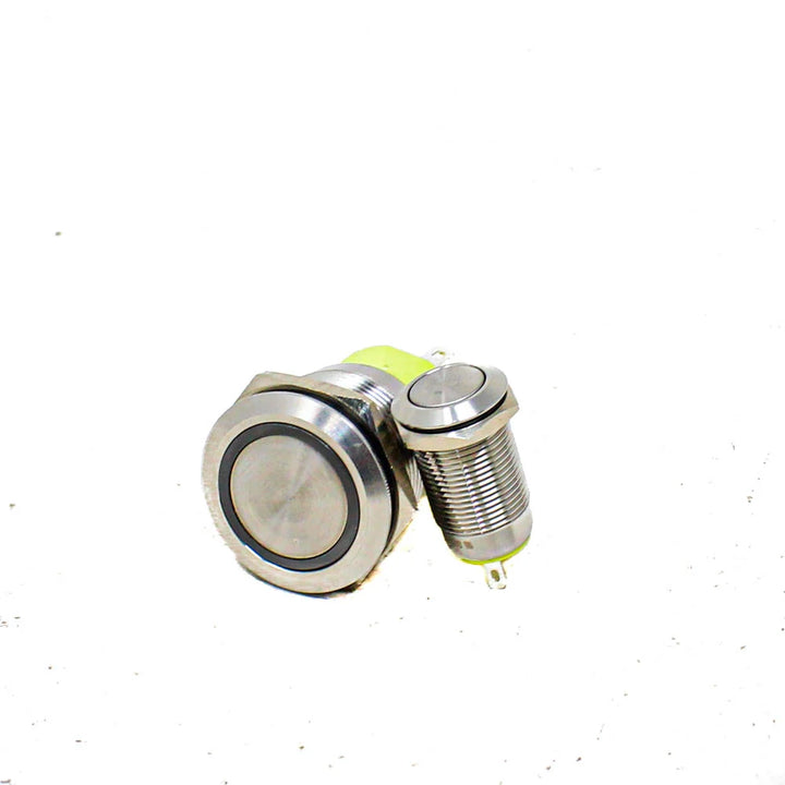 GREEN 16 mm 220 V LATCHING Metal Switch - Robodo
