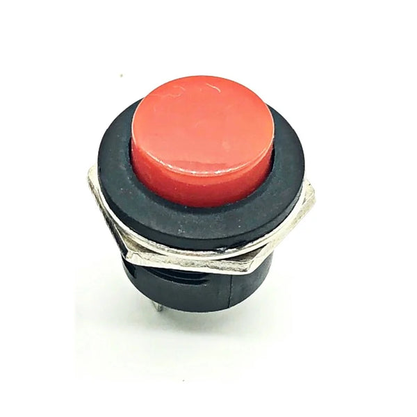Red R13-507 16mm No Lock Push, Button Momentary Switch 3A, 250V - Robodo