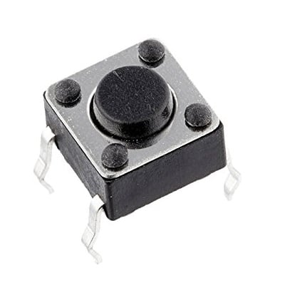 12x12x7.3mm Tactile Push Button Switch-10Pcs - Robodo