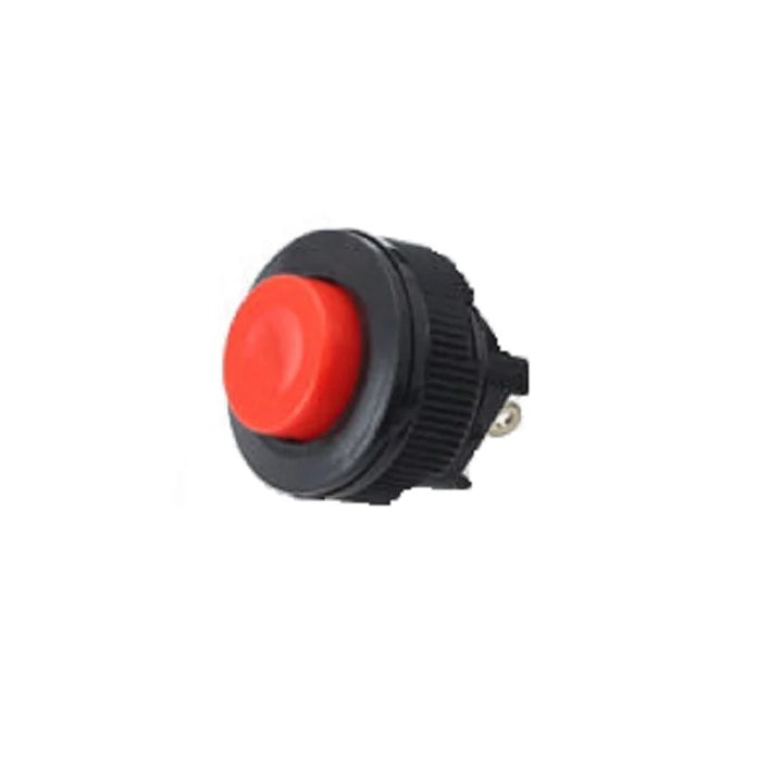 Red DS-501 2PIN 14MM Thread Momentary Self- Reset Push Button Switch Press Off-NC - Robodo