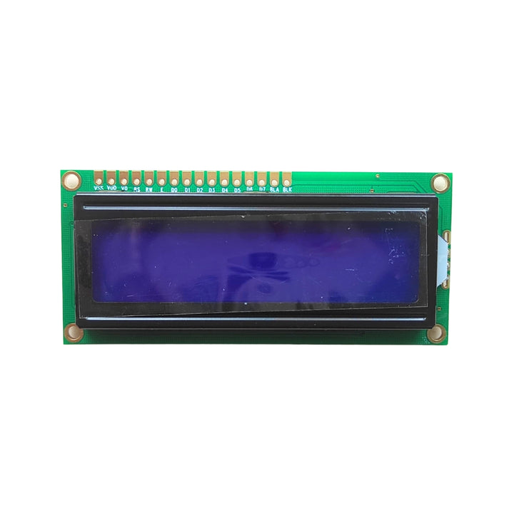 LCD Display 16x2 (Blue) Wider Veiw Area - Robodo