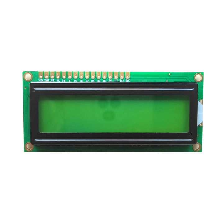 LCD Display 16x2 (Green) Wider Veiw Area - Robodo