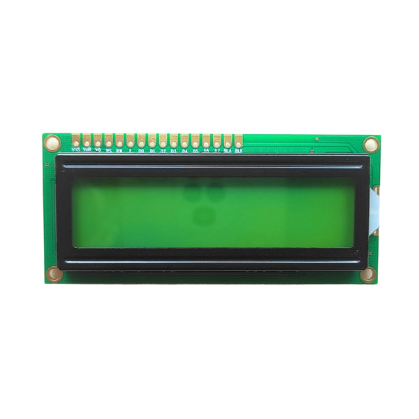 LCD Display 16x2 (Green) Wider Veiw Area - Robodo