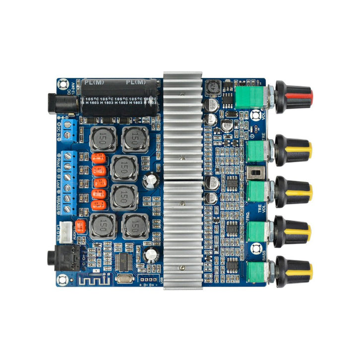 DC12V-24V 2.1 Channel TPA3116 Stereo Subwoofer Amplifier Board 2x50W+100W BT Audio Amplifiers Board with Sub - Robodo