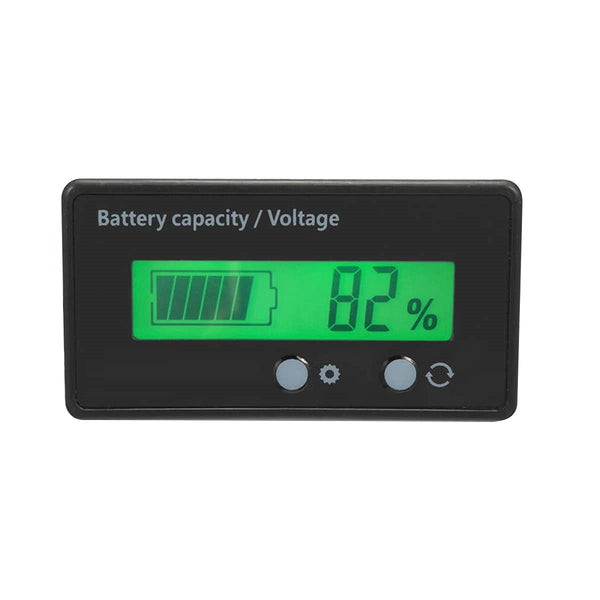 8~70V Battery Capacity Indicator for Lead Acid Battery, Check Battery Voltage and Charge Percentage of E-Rickshaw & E-Bikes, Green - Robodo