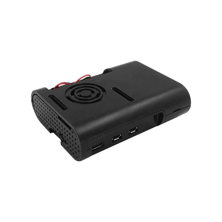 Raspberry Pi 5 Case Black ABS Shell Plastic Protection Box Optional Active Cooler Heatsink Fan for  RPI 5 Pi5 - Robodo